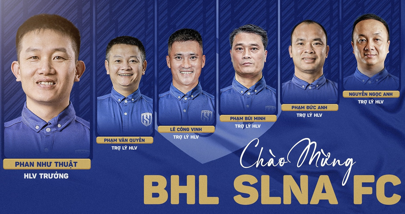 SLNA công bố ban huấn luyện mới lúc 19h00 ngày 11/11