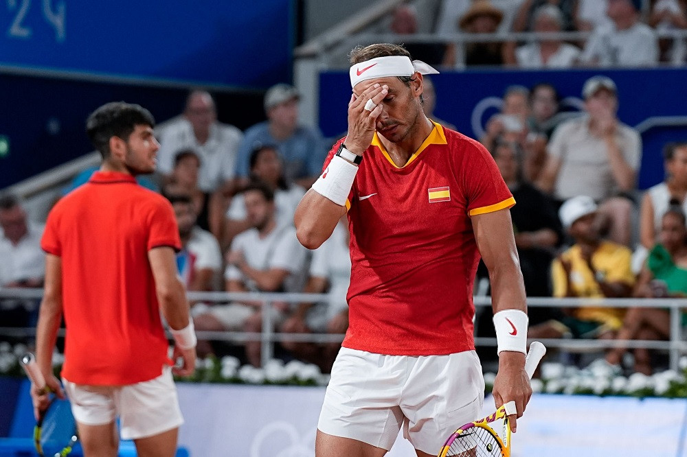 Rafael Nadal trắng tay ở Olympic Paris 2024 Rafael Nadal trắng tay ở Olympic Paris 2024