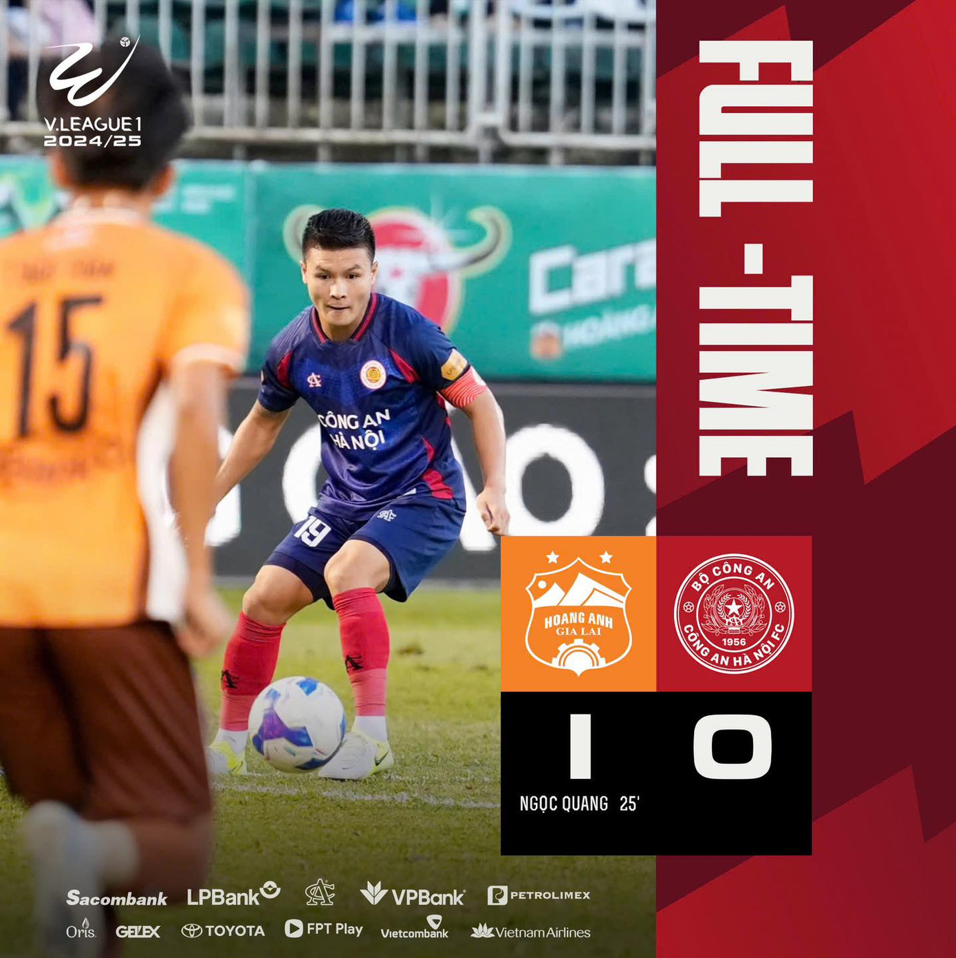 Đánh bại CAHN, HAGL chiếm ngôi đầu LPBank V-League 2024/25 ảnh 2 Đánh bại CAHN, HAGL chiếm ngôi đầu LPBank V-League 2024/25 ảnh 2