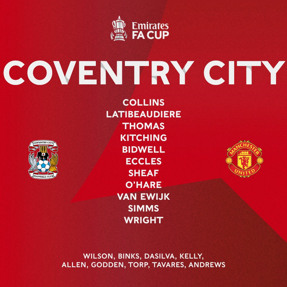 Chật vật thắng Coventry, MU gặp Man City ở chung kết FA Cup ảnh 1 Chật vật thắng Coventry, MU gặp Man City ở chung kết FA Cup ảnh 1