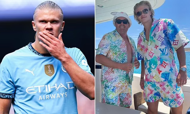 Ivar Eggja thường xuyên xuất hiện cùng Haaland Ivar Eggja thường xuyên xuất hiện cùng Haaland