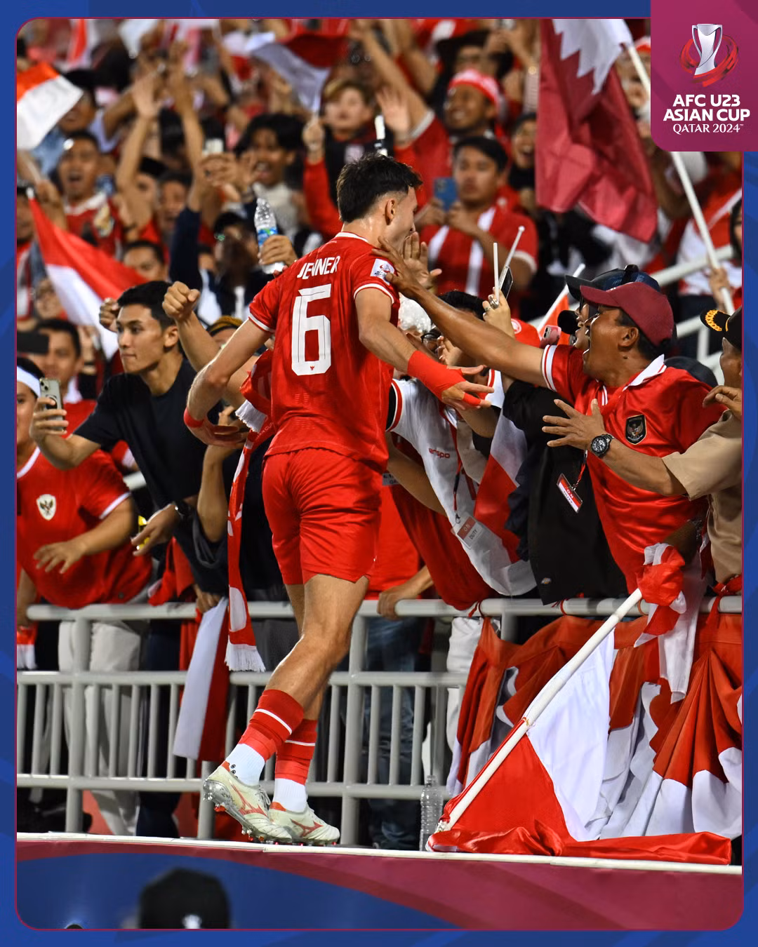 Gục ngã trong hiệp phụ, U23 Indonesia mất vé thẳng đến Olympic 2023 vào tay Iraq ảnh 3 Gục ngã trong hiệp phụ, U23 Indonesia mất vé thẳng đến Olympic 2023 vào tay Iraq ảnh 3