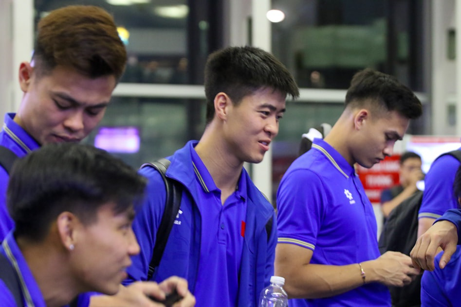 Đỗ Duy Mạnh và các đồng đội luôn nở nụ cười trên môi Đỗ Duy Mạnh và các đồng đội luôn nở nụ cười trên môi