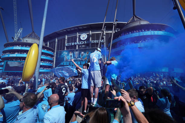 Man City lập kỷ lục vô địch Ngoại hạng Anh 4 lần liên tiếp ảnh 5 Man City lập kỷ lục vô địch Ngoại hạng Anh 4 lần liên tiếp ảnh 5