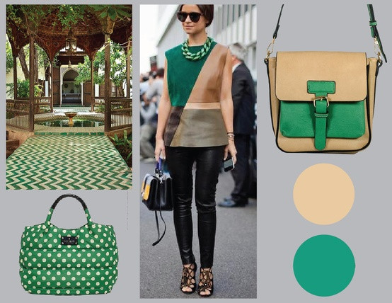 Kết hợp với màu kem