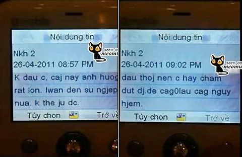 Trong tin nhắn gửi cho Thụy Anh trước đây, Ngô Kiến Huy vẫn gọi mẹ của con trai là 