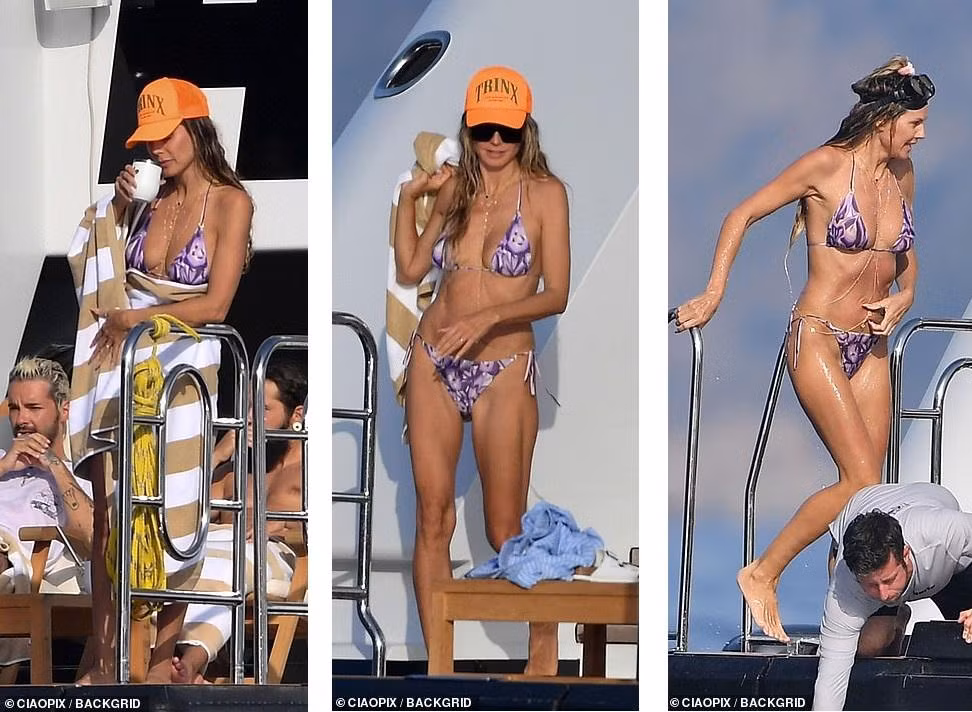 Dù đã 48 tuổi và hơn chồng đến 16 tuổi, nữ giám khảo America's Got Talent không hề bị chênh lệch về ngoại hình, thậm chí còn được khen trẻ hơn Tom.