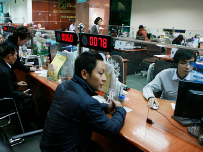 Năm 2012 Agribank đạt tăng trưởng tín dụng 8%. Ảnh: Hồng Vĩnh