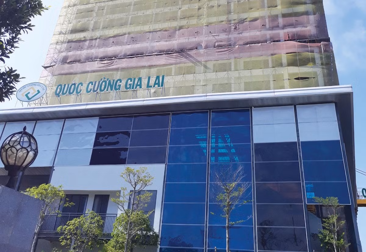 Một dự án bất động sản của Quốc Cường Gia Lai tại TPHCM. Ảnh: T.L.