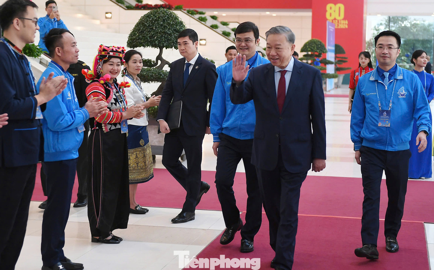 Tổng Bí thư Tô Lâm dự Đại hội Hội LHTN Việt Nam lần thứ IX, nhiệm kỳ 2024 – 2029. Ảnh: Dương Triều Tổng Bí thư Tô Lâm dự Đại hội Hội LHTN Việt Nam lần thứ IX, nhiệm kỳ 2024 – 2029. Ảnh: Dương Triều