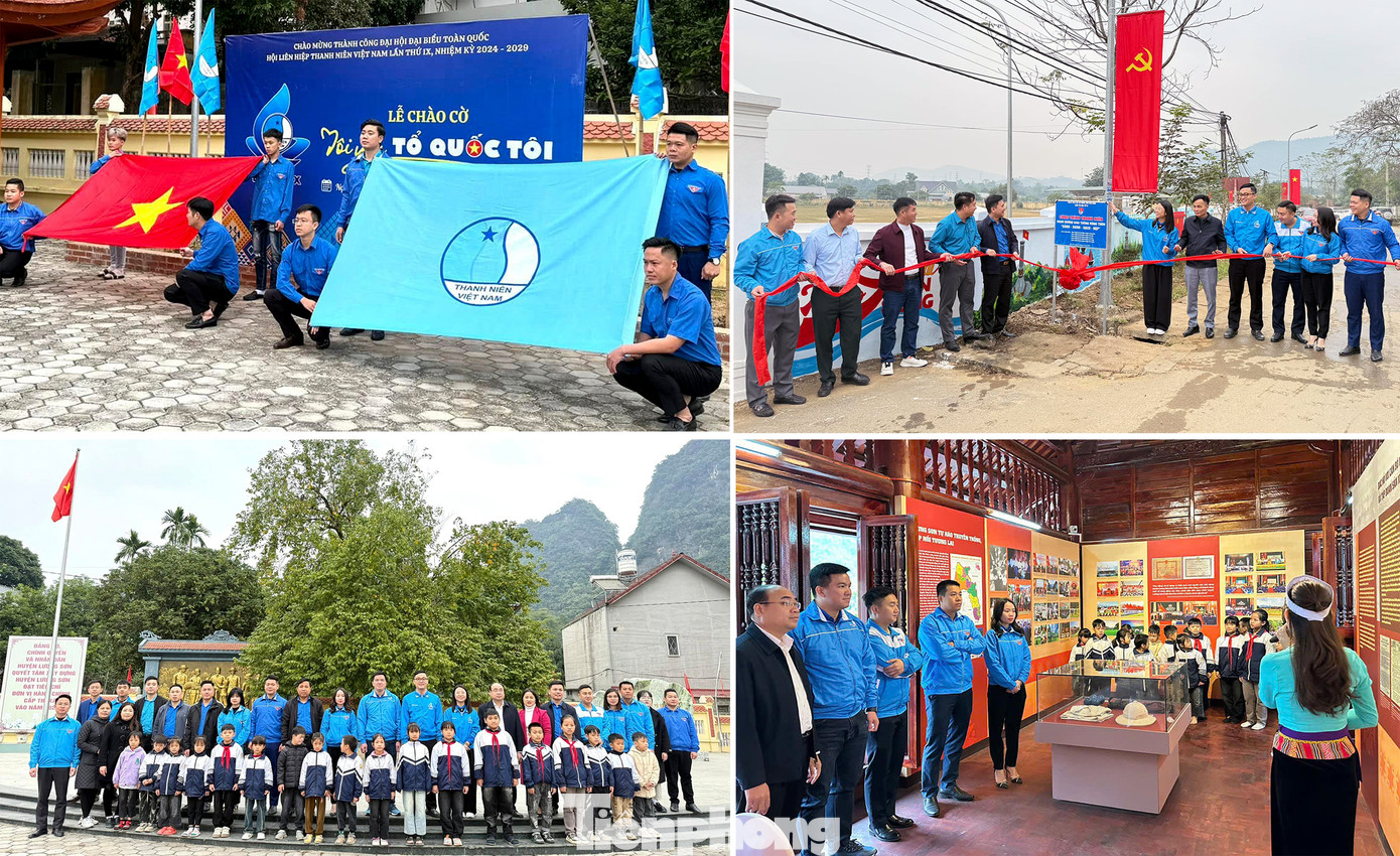 Hội LHTN Việt Nam tỉnh Hoà Bình tổ chức hoạt động tại huyện Lương Sơn. Ảnh: TĐ