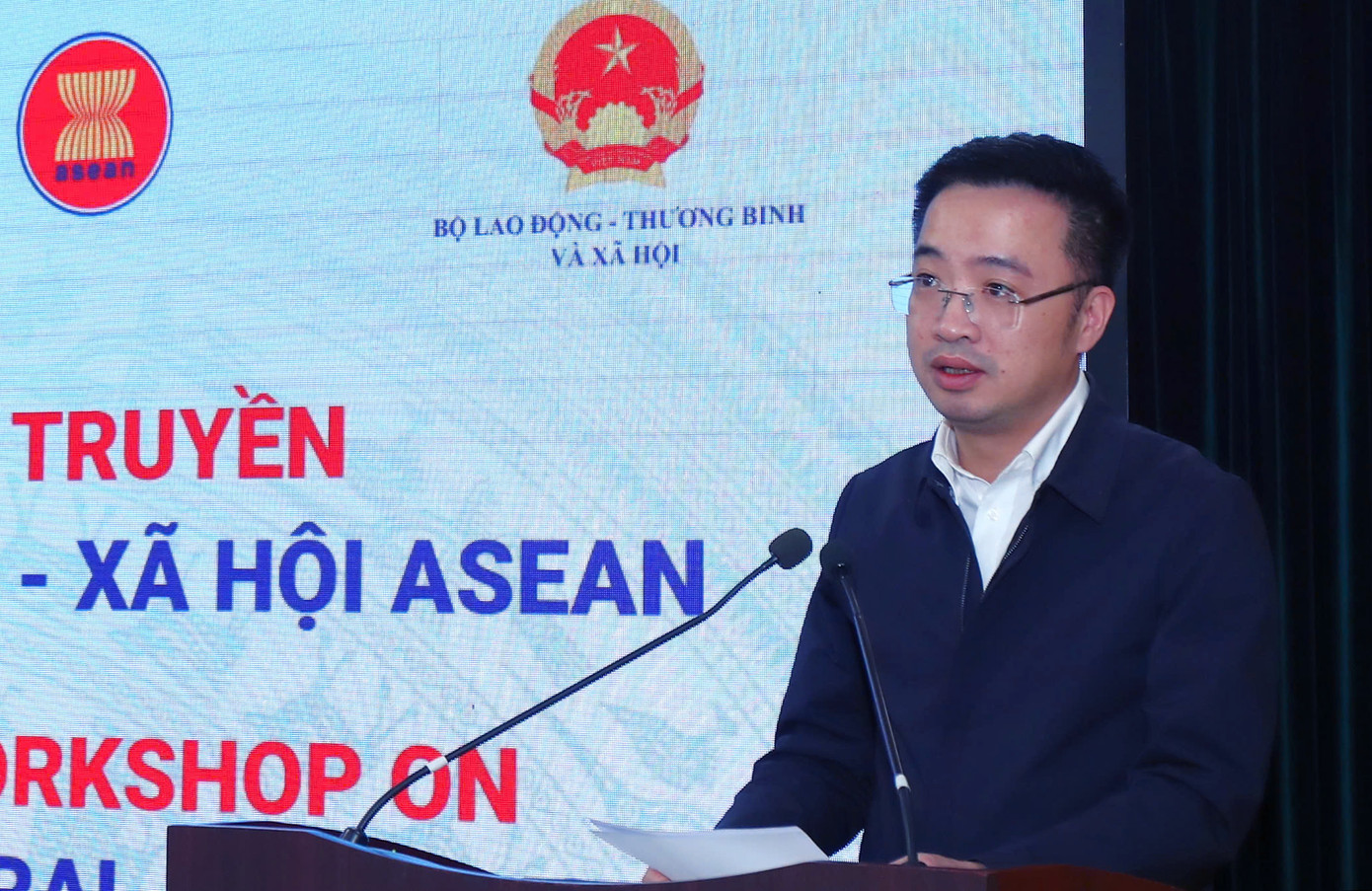 Anh Nguyễn Tường Lâm phát biểu tại chương trình. Ảnh: Vương Bảo Anh Anh Nguyễn Tường Lâm phát biểu tại chương trình. Ảnh: Vương Bảo Anh