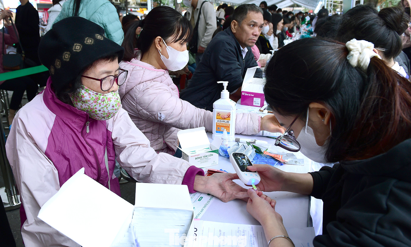 Khu vực xét nghiệm tại chương trình. Ảnh: Xuân Tùng Khu vực xét nghiệm tại chương trình. Ảnh: Xuân Tùng