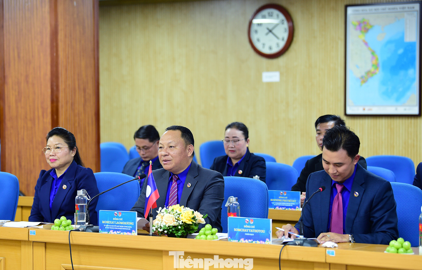 Quang cảnh buổi hội đàm cấp cao T.Ư Đoàn thanh niên hai nước. Ảnh: Xuân Tùng Quang cảnh buổi hội đàm cấp cao T.Ư Đoàn thanh niên hai nước. Ảnh: Xuân Tùng