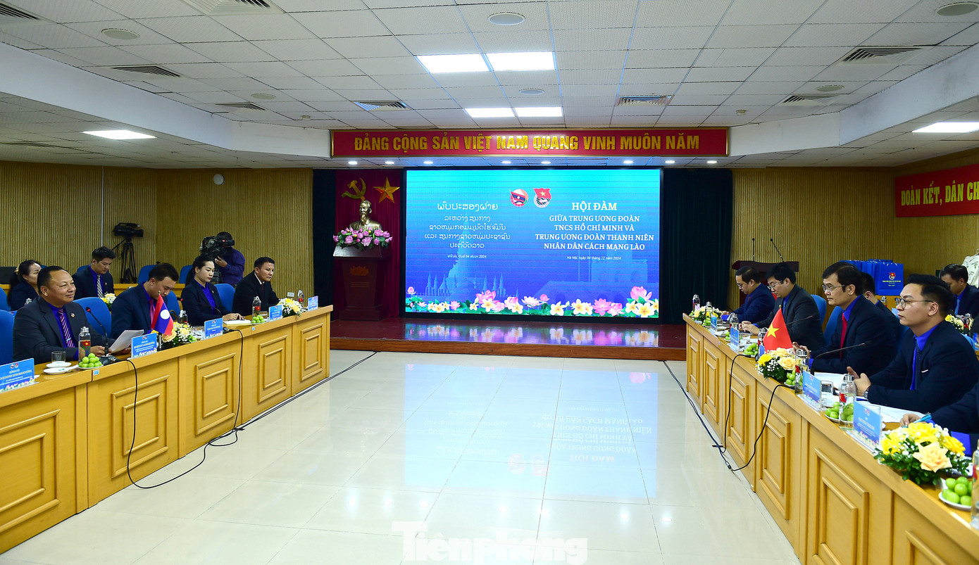 Quang cảnh buổi hội đàm cấp cao T.Ư Đoàn thanh niên hai nước. Ảnh: Xuân Tùng Quang cảnh buổi hội đàm cấp cao T.Ư Đoàn thanh niên hai nước. Ảnh: Xuân Tùng