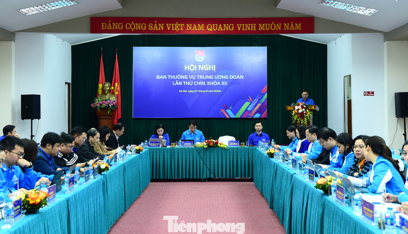 Hội nghị Ban Thường vụ T.Ư Đoàn lần thứ 9, khoá XII. Ảnh: Xuân Tùng Hội nghị Ban Thường vụ T.Ư Đoàn lần thứ 9, khoá XII. Ảnh: Xuân Tùng