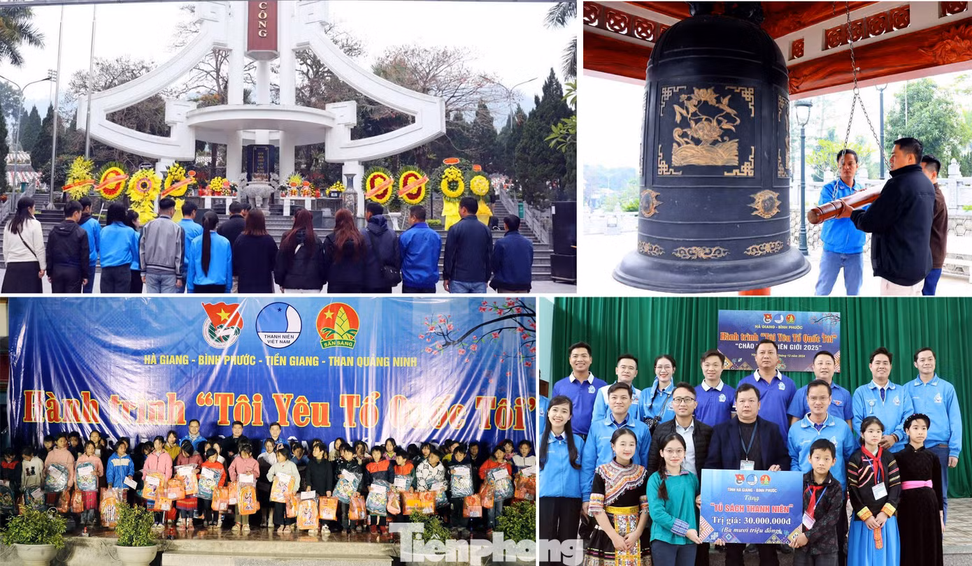 Hoạt động của thanh niên tại Hà Giang. Ảnh: TĐ