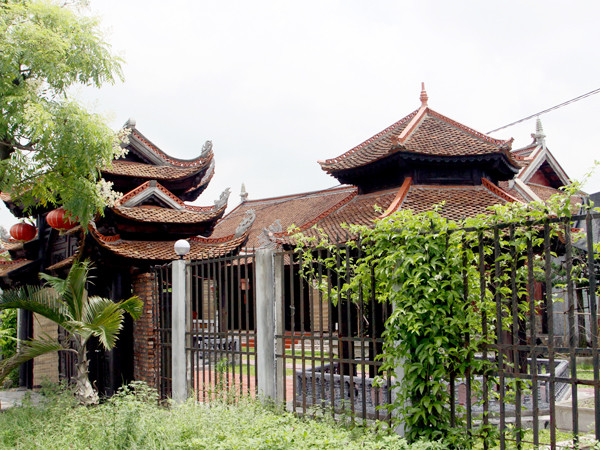 Một trong 7 khu nhà được anh Nhân phục dựng