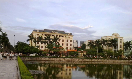 Trụ sở UBNDTP Thái Bình sau khi xảy ra sự việc. Ảnh: CTV. Trụ sở UBNDTP Thái Bình sau khi xảy ra sự việc. Ảnh: CTV