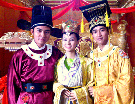 Cảnh trong phim "Thái sư Trần Thủ Độ". Cảnh trong phim