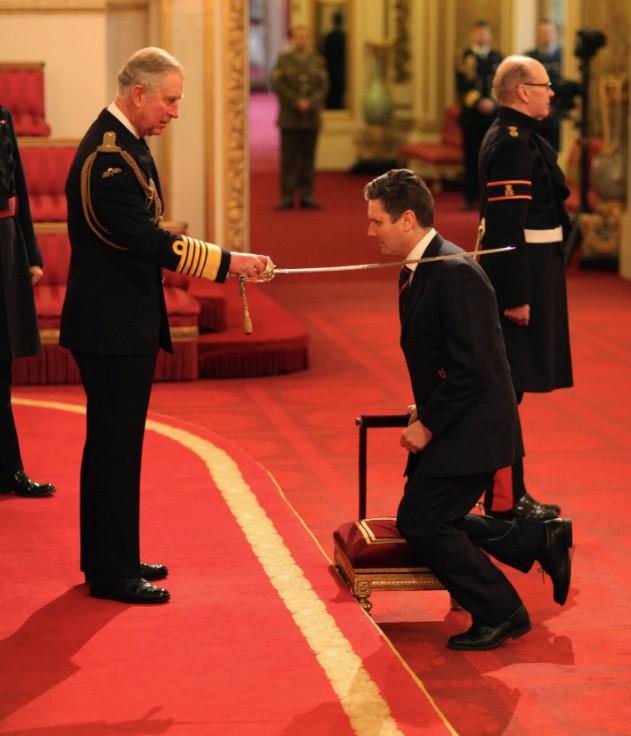 Ông Starmer được phong tước hiệp sĩ năm 2014. (Ảnh: Alamy)