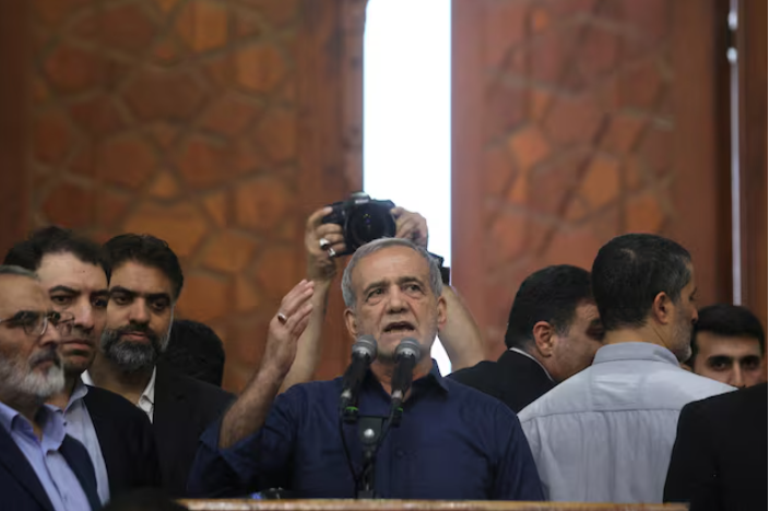 Tổng thống đắc cử Iran Masoud Pezeshkian. (Ảnh: Reuters) Tổng thống đắc cử Iran Masoud Pezeshkian. (Ảnh: Reuters)