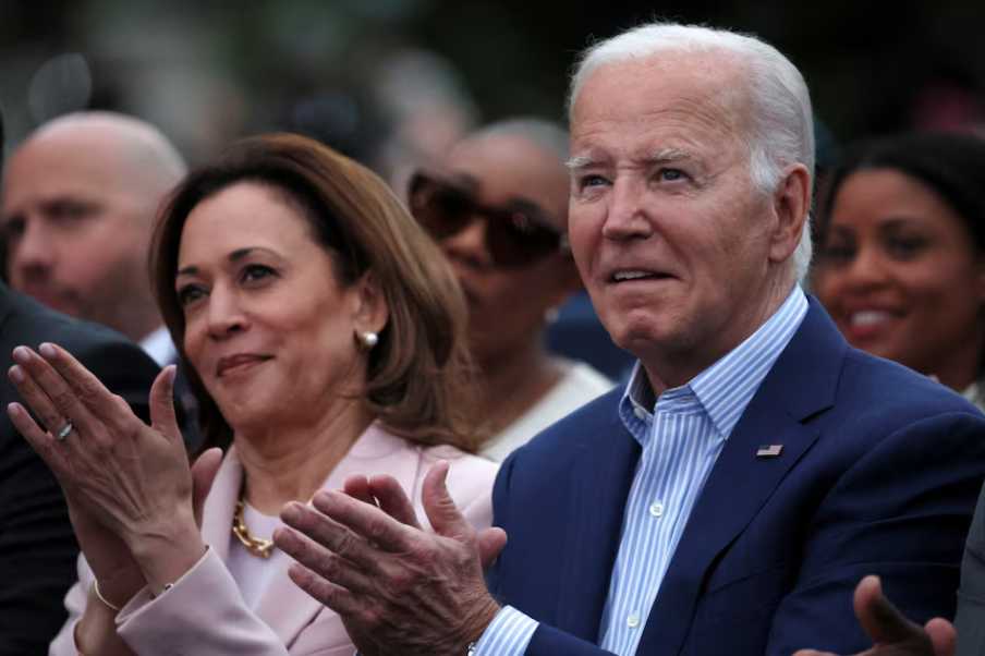 Tổng thống Mỹ Joe Biden và Phó Tổng thống Kamala Harris. (Ảnh: Reuters) Tổng thống Mỹ Joe Biden và Phó Tổng thống Kamala Harris. (Ảnh: Reuters)