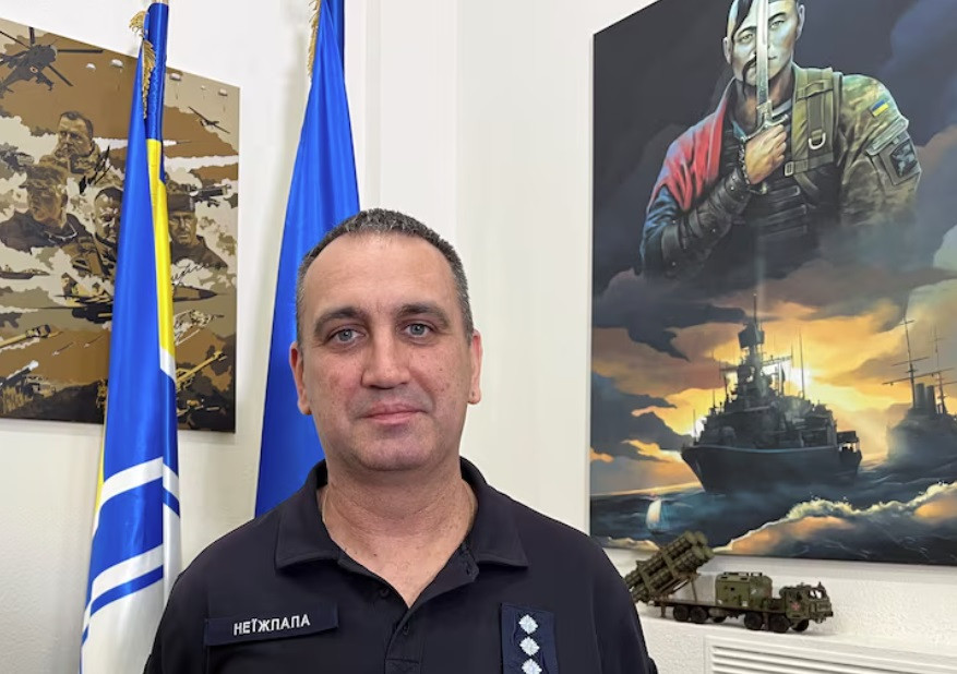 Phó Đô đốc hải quân Ukraine Oleksiy Neizhpapa. (Ảnh: Reuters)