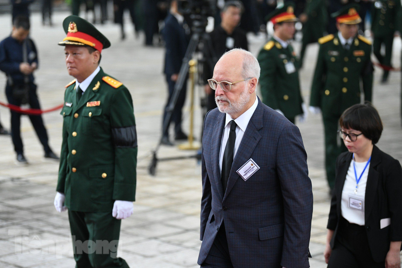 Đoàn Liên bang Thuỵ Sỹ do Quốc vụ khanh Phụ trách Ngoại giao Alexandre Fasel làm Trưởng đoàn, viếng Tổng Bí thư Nguyễn Phú Trọng. (Ảnh: Như Ý)
