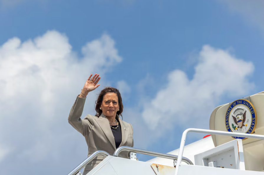 Phó Tổng thống Mỹ Kamala Harris. (Ảnh: Reuters)