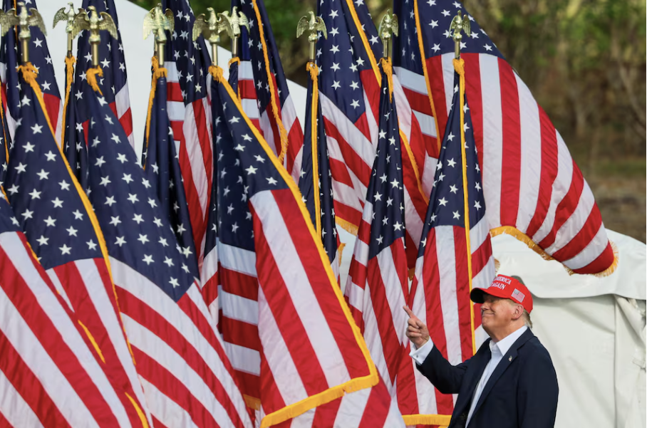 Ông Trump trong một sự kiện vận động tranh cử. (Ảnh: Reuters) Ông Trump trong một sự kiện vận động tranh cử. (Ảnh: Reuters)