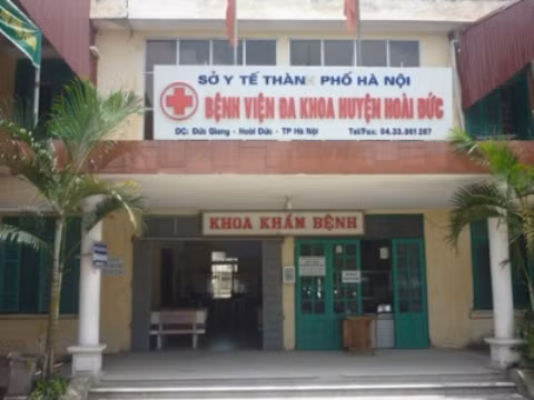 Bệnh viện đa khoa Hoài Đức, nơi xảy ra vụ nhân bản xét nghiệm động trời