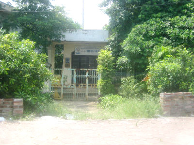 Cổng bưu điện văn hóa xã Cổ Bi, nơi xảy ra vụ án