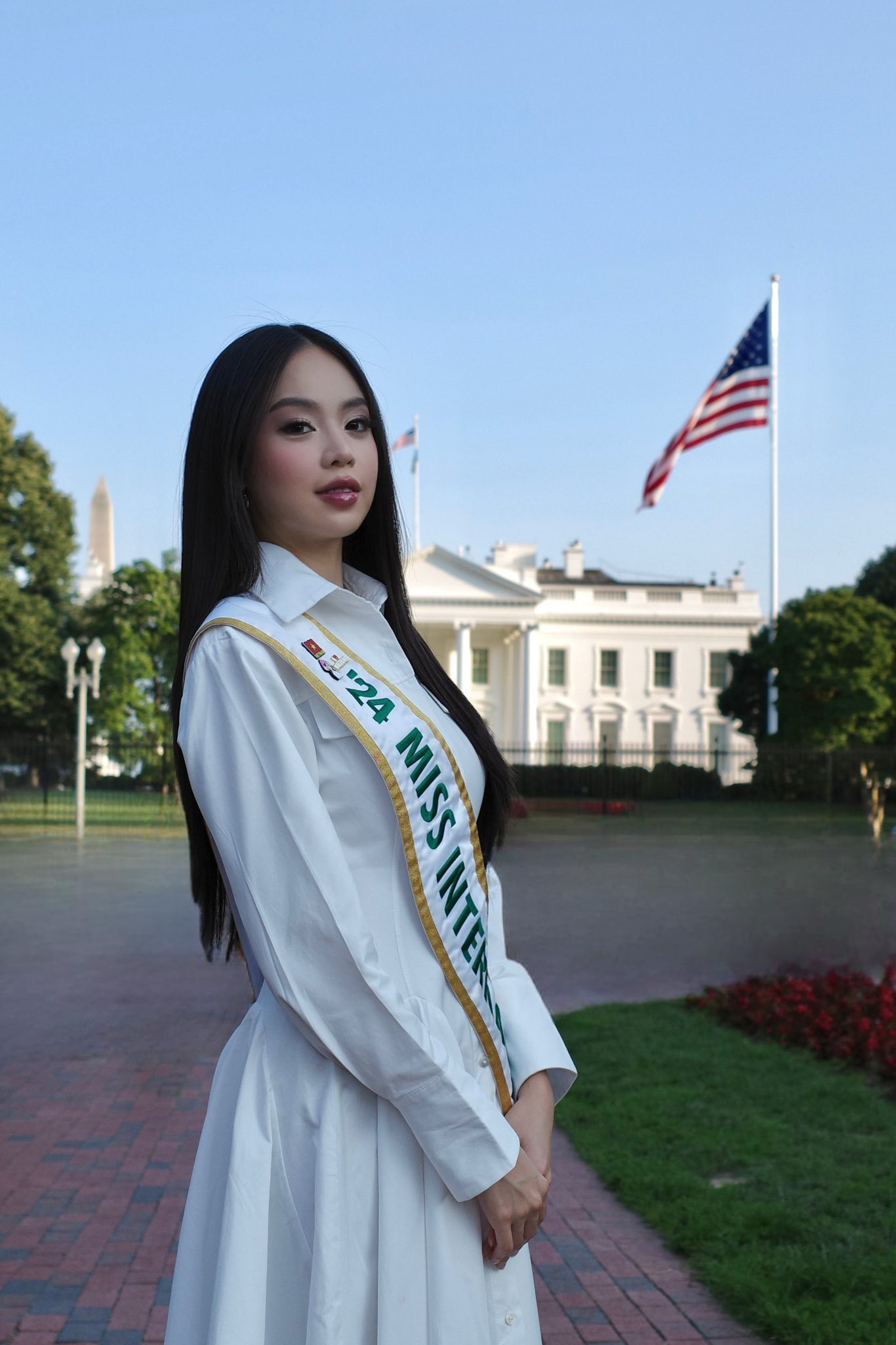 Thanh Thủy đã có mặt tại Mỹ.