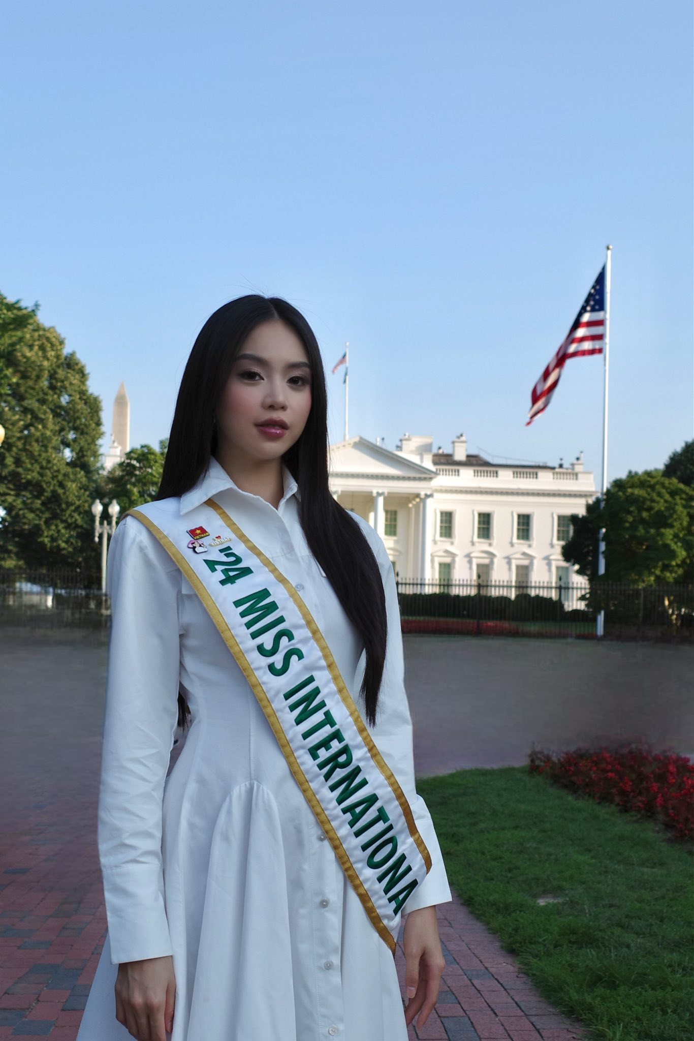 Thanh Thủy đã có mặt tại Mỹ.