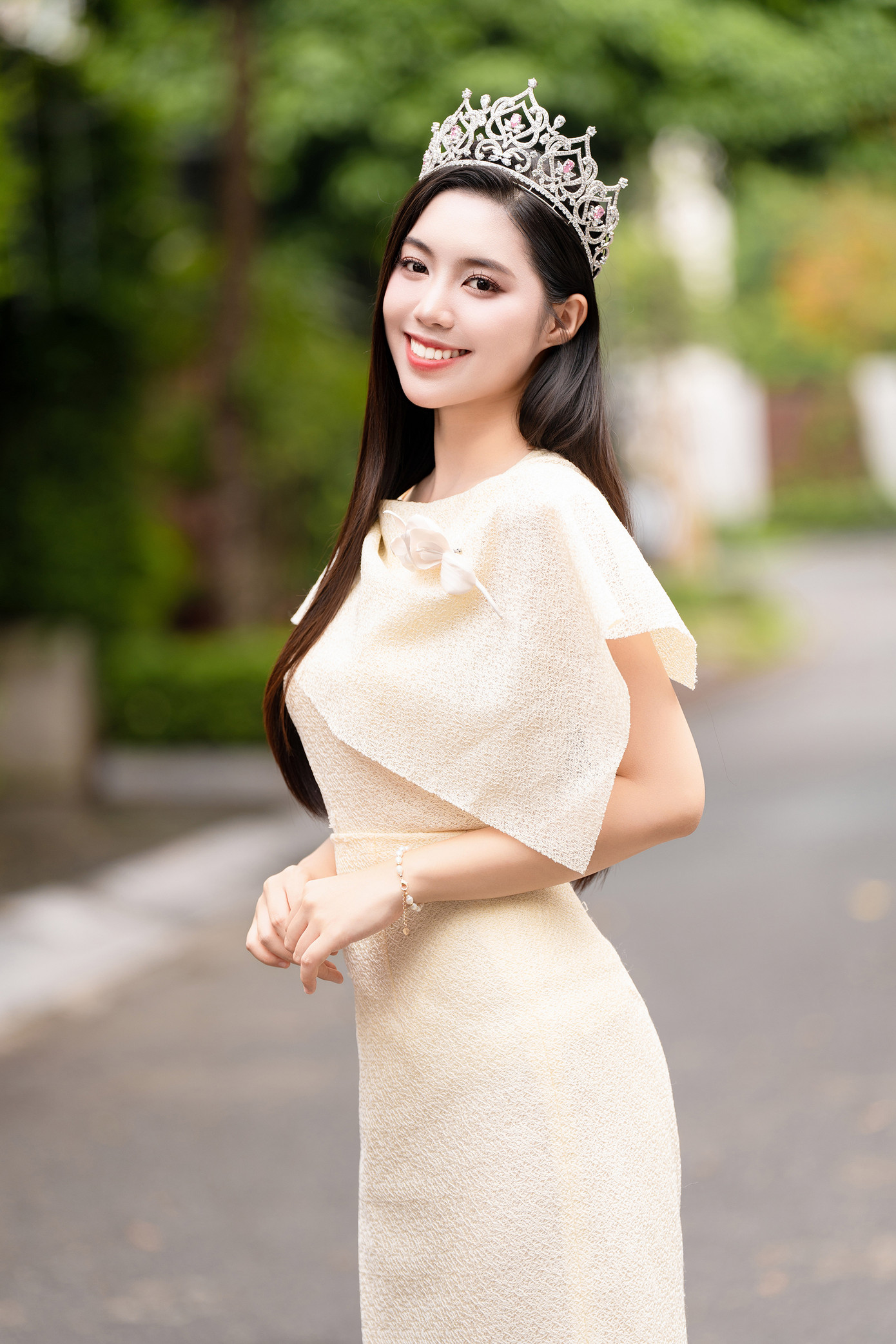 Nhan sắc Á hậu Châu Anh sau khi đăng quang. Ảnh: Như Ý. Nhan sắc Á hậu Châu Anh sau khi đăng quang. Ảnh: Như Ý.