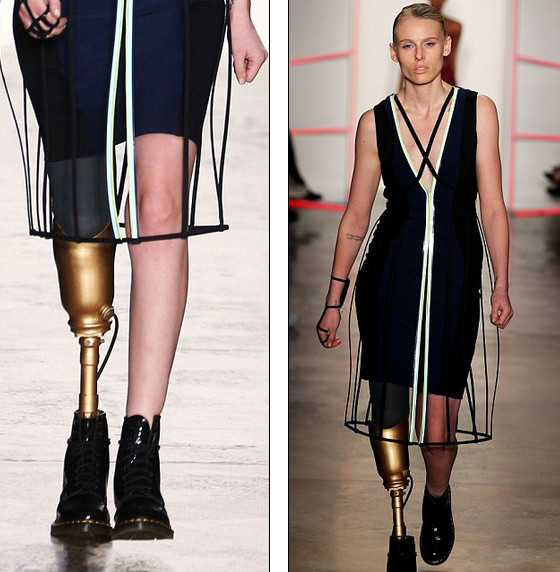 Người mẫu mất 1 chân vẫn trình diễn thời trang ảnh 3