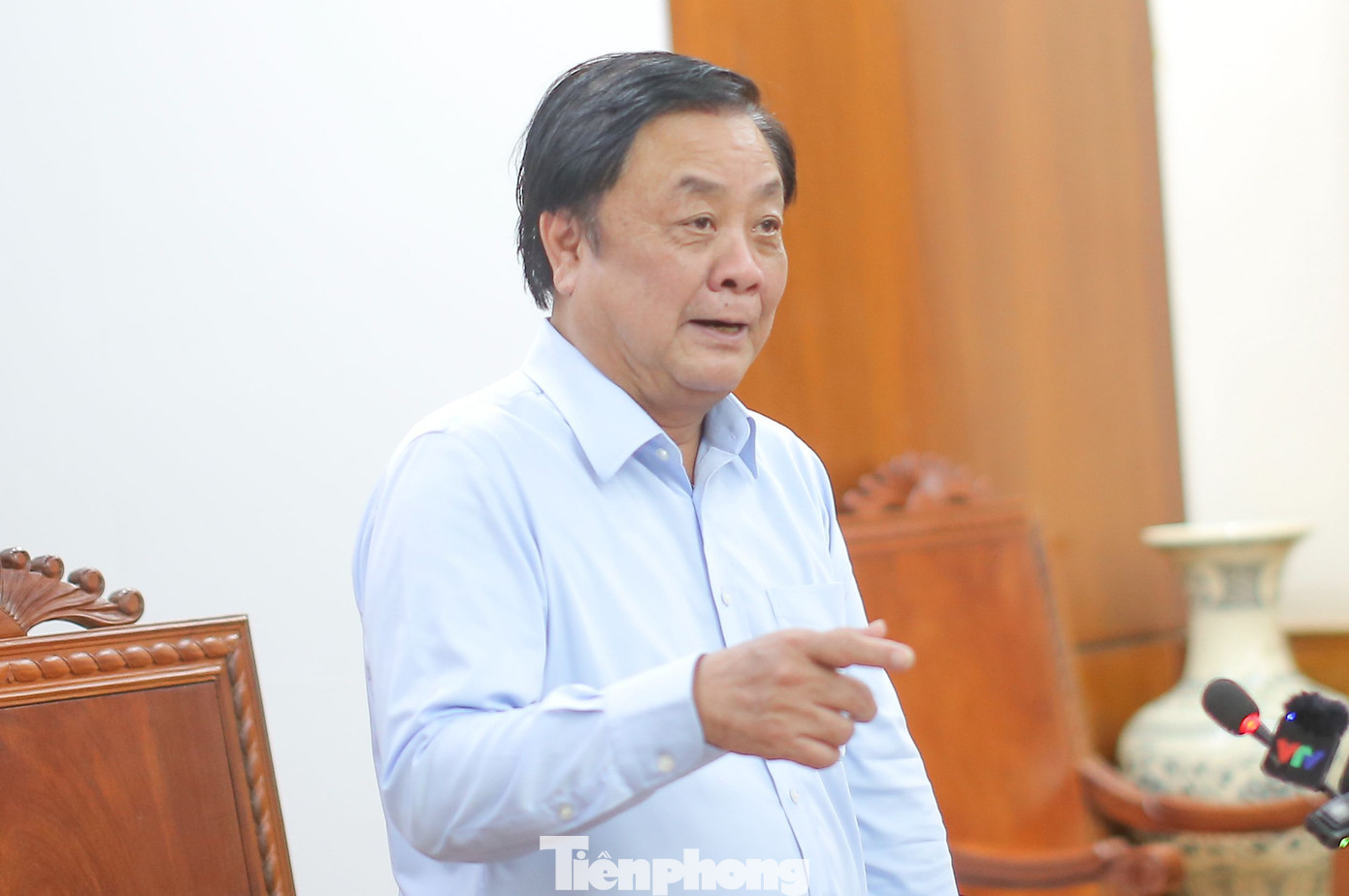 Bộ trưởng Bộ NN&amp;PTNT Lê Minh Hoan. Ảnh: Trương Định.