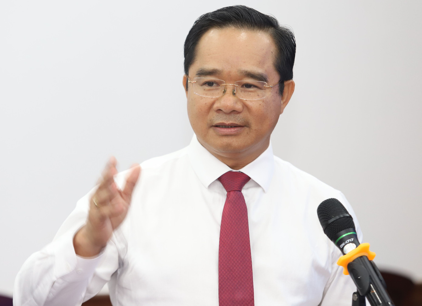 Chủ tịch UBND TPHCM Nguyễn Văn Được. Ảnh: Ngô Tùng Chủ tịch UBND TPHCM Nguyễn Văn Được. Ảnh: Ngô Tùng