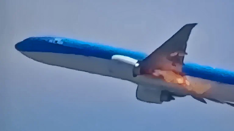 Chiếc Boeing 777-300ER bốc cháy ngay sau khi cất cánh được vài phút. Ảnh: Hans Vink. Chiếc Boeing 777-300ER bốc cháy ngay sau khi cất cánh được vài phút. Ảnh: Hans Vink.