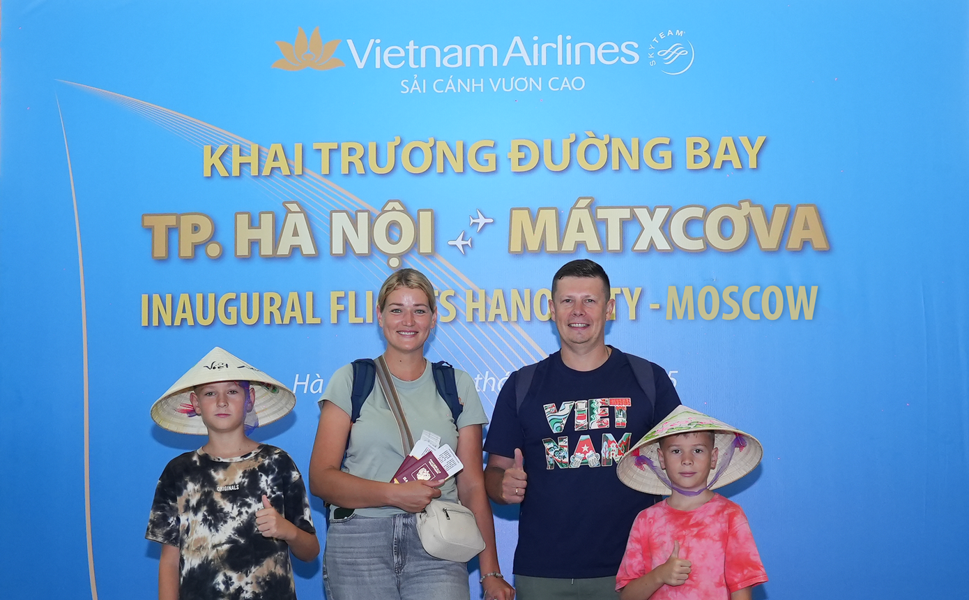 Đường bay Hà Nội - Moscow có tần suất hai chuyến bay mỗi tuần vào thứ Ba và thứ Năm. Ảnh: VNA.