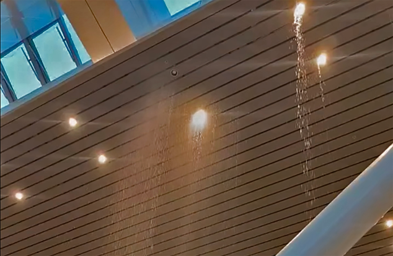 Bộ trưởng Bộ Xây dựng yêu cầu xử lý dứt điểm tình trạng nhà ga T3 - Tân Sơn Nhất dột nước. Ảnh: Chụp màn hình.