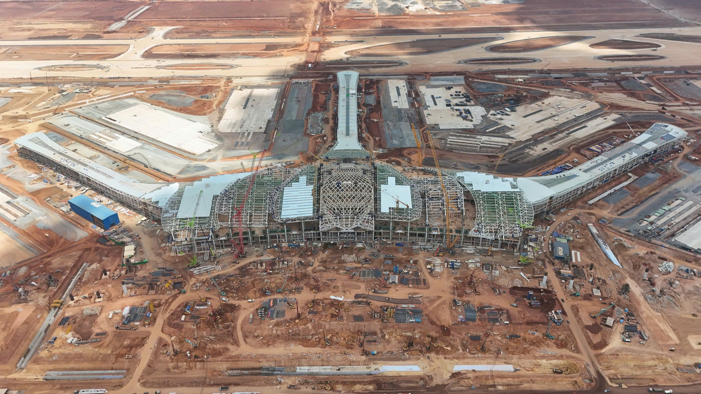 Cảng HKQT Long Thành hiện tại. Ảnh: Minh Tuệ.