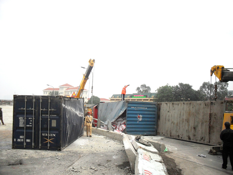 Hiện trường vụ tai nạn. Ảnh: An Phú