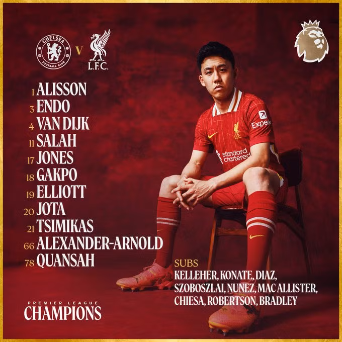 Liverpool thua đậm Chelsea sau khi đã vô địch Ngoại hạng ảnh 13