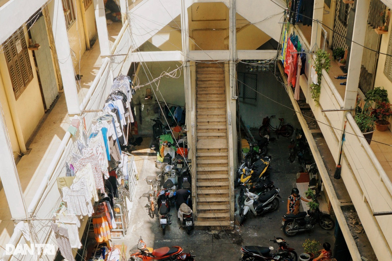 Một góc chung cư An Bình (Ảnh: Mộc Khải).