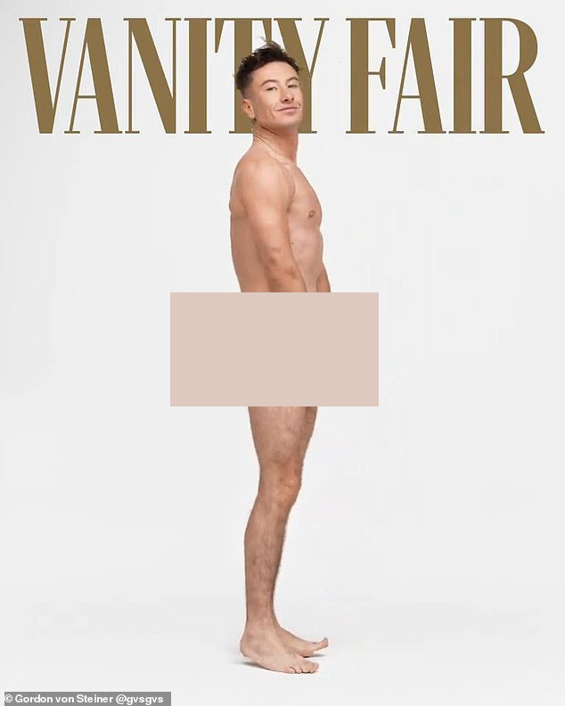Barry Keoghan khỏa thân trên tạp chí Vanity Fair.