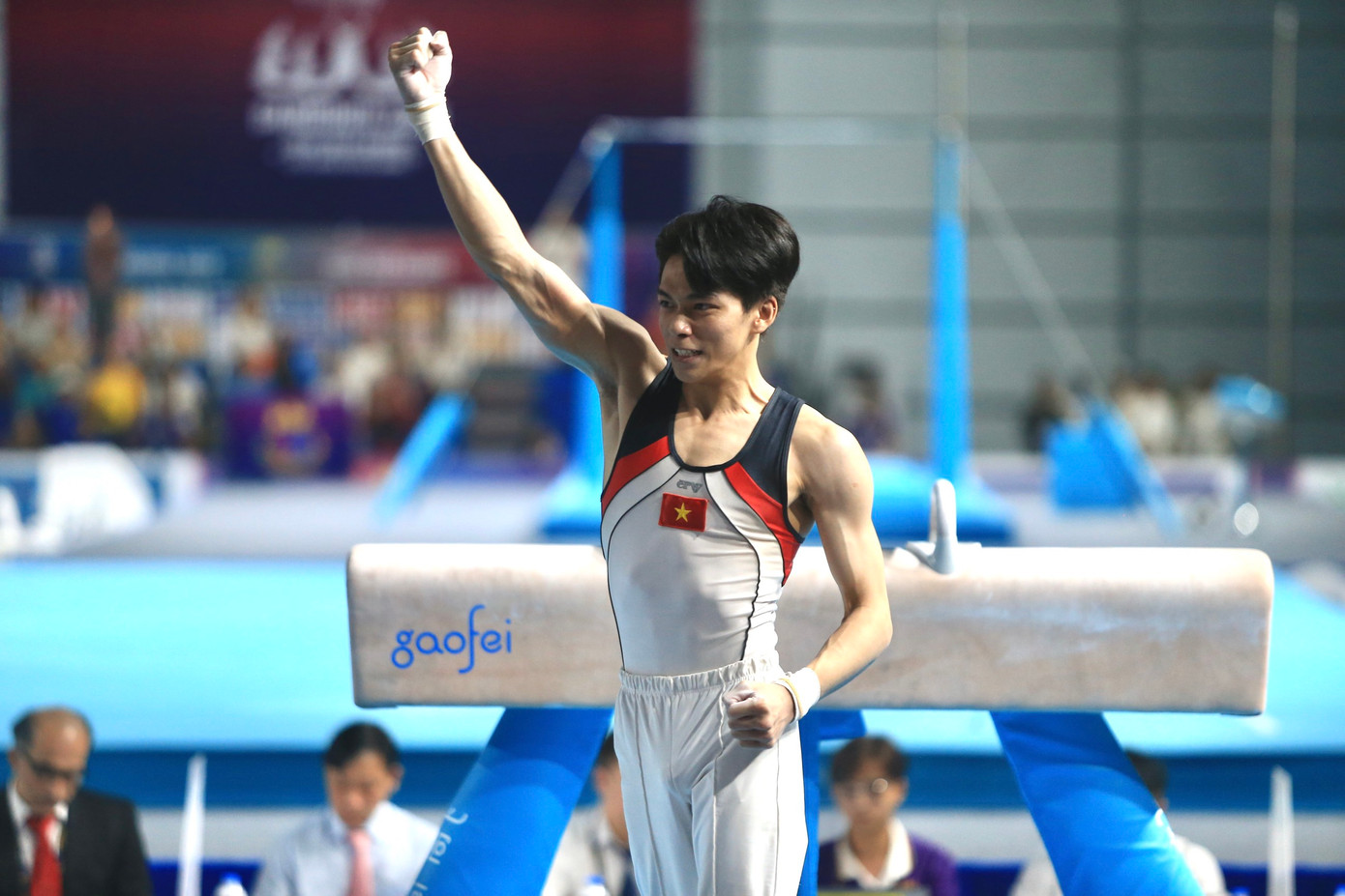 Năm ngoái, VĐV sinh năm 2002 này có lần đầu dự SEA Games đã bất ngờ giành chức vô địch. Năm ngoái, VĐV sinh năm 2002 này có lần đầu dự SEA Games đã bất ngờ giành chức vô địch.