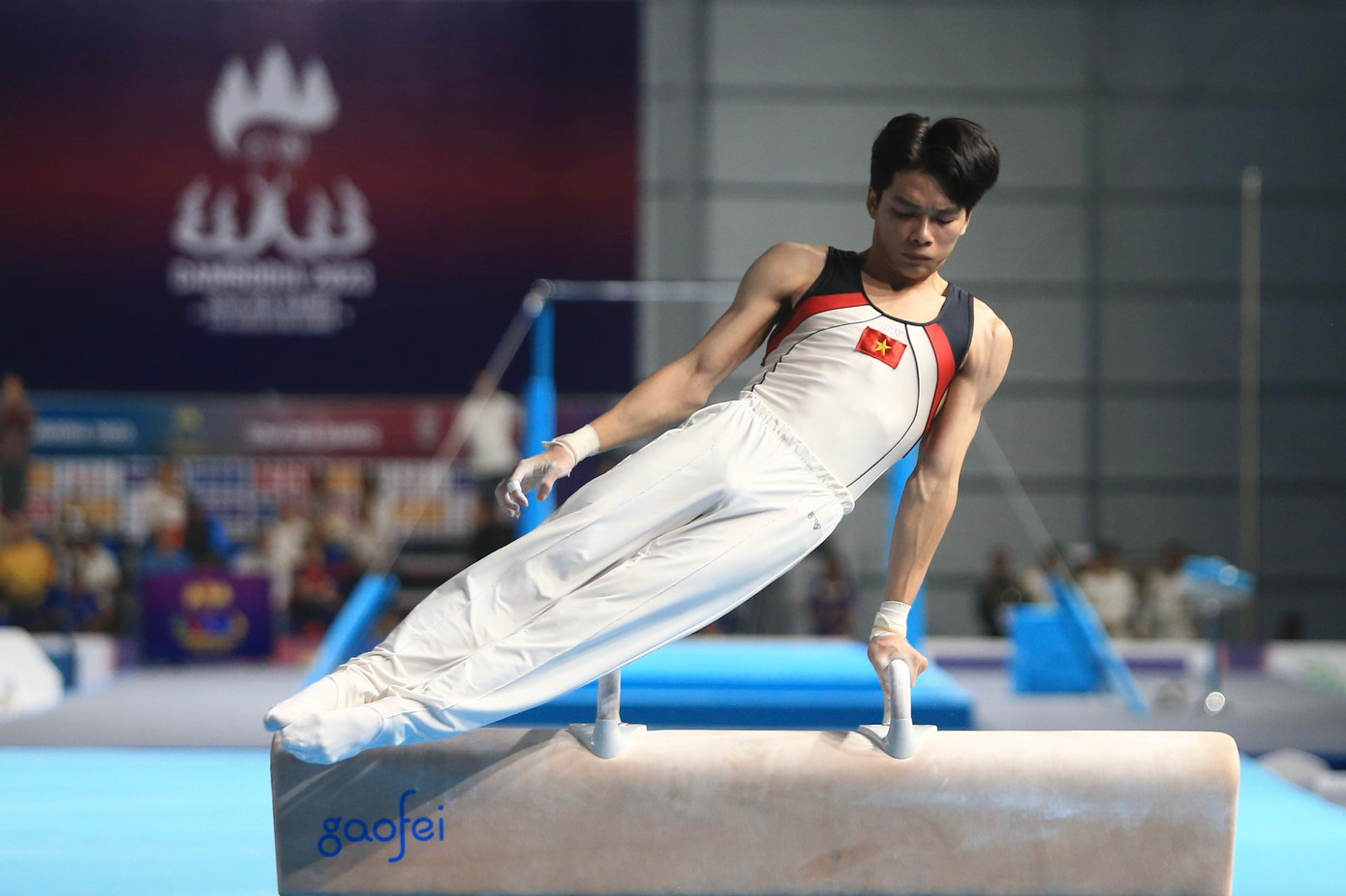 Ở chung kết đơn môn, Đặng Ngọc Xuân Thiện bảo vệ thành công tấm HCV nội dung ngựa vòng với tổng điểm 13.450. Ở chung kết đơn môn, Đặng Ngọc Xuân Thiện bảo vệ thành công tấm HCV nội dung ngựa vòng với tổng điểm 13.450.