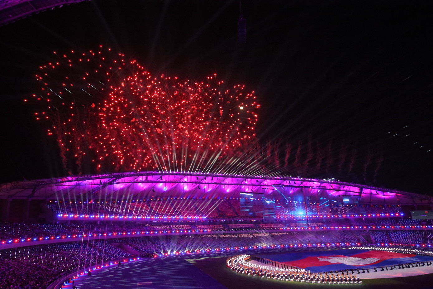 Lễ khai mạc SEA Games 32: Lung linh sắc màu ảnh 46